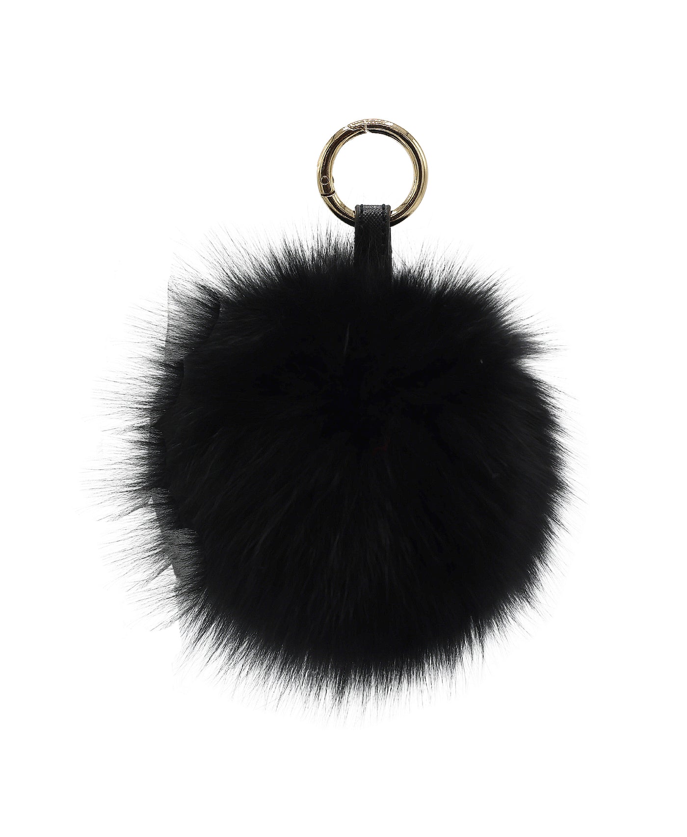 Fox Fur Pom Keychain/Bag Charm view 1