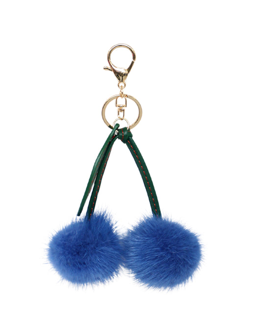 Mink Fur Cherry  Keychain/Bag Charm view 