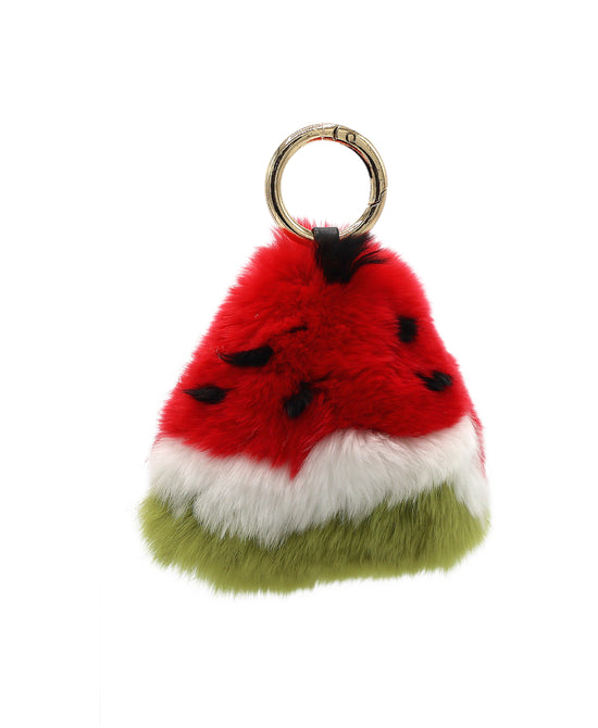 Fur Watermelon Keychain/Bag Charm view 