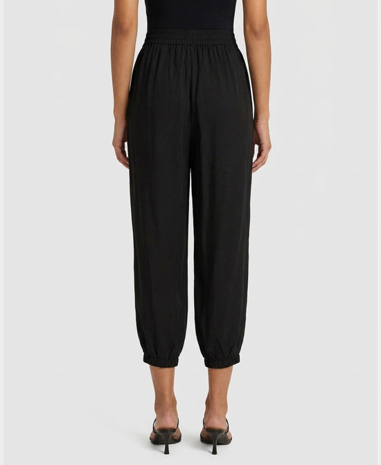 
Solid Balloon Pants in BLACK view 2