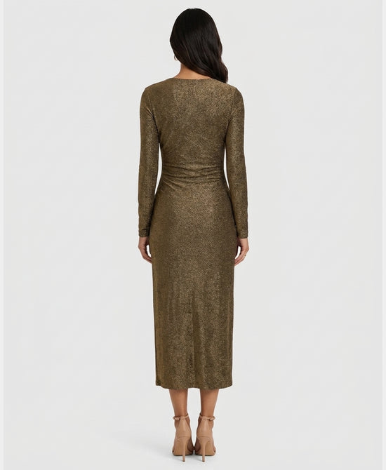
Shimmer Maxi Dress in GOLD view 2