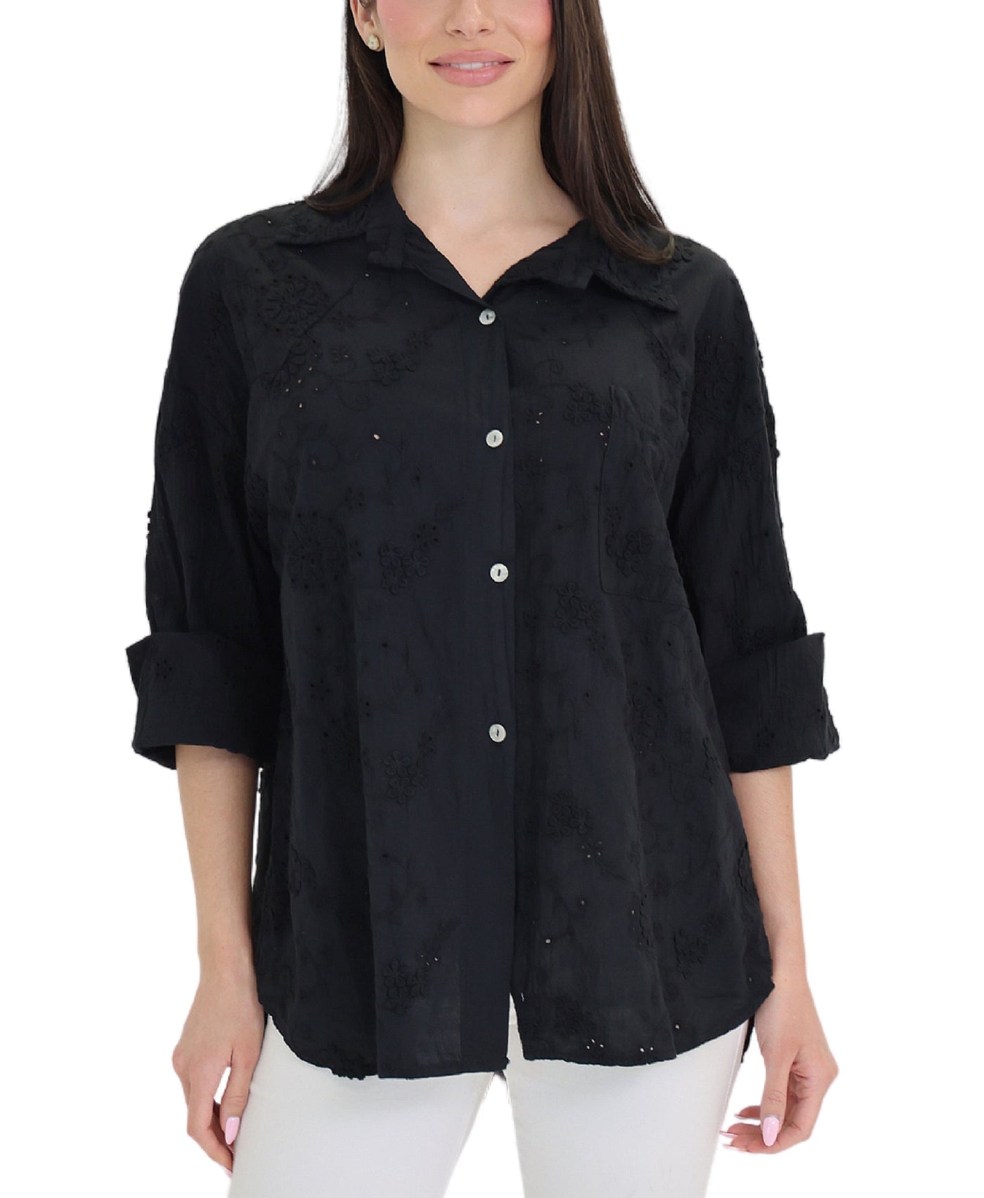 Embroidered Top view 1