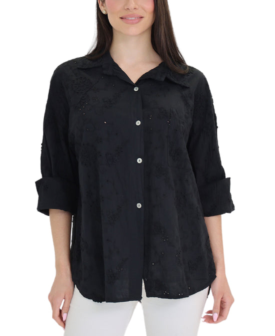 Embroidered Top view 