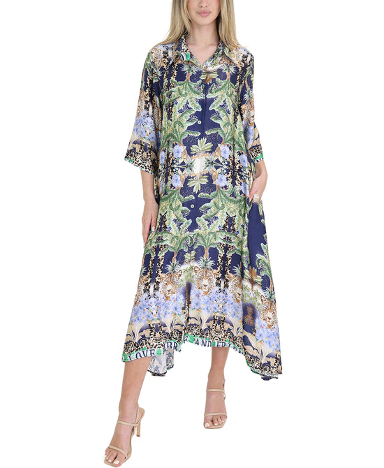 Printed Midi Dress view 