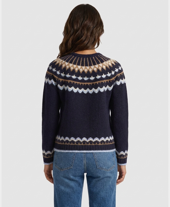 
Fair Isle Sweater in BLUE MULTI view 2