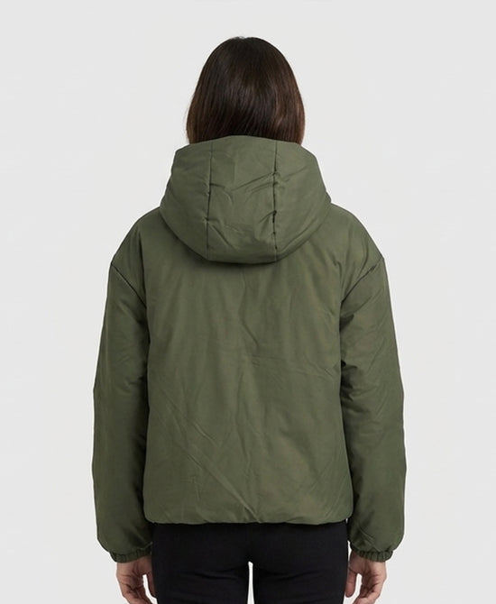 
Hooded Jacket in GREEN view 2