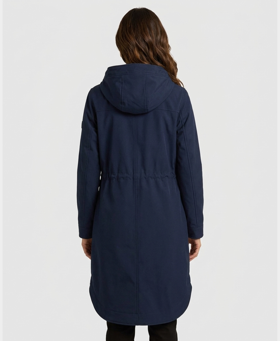 
Soft Shell 3/4 Length Parka in NAVY view 2