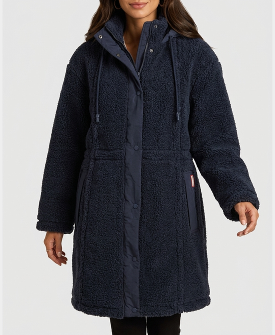 
Sherpa Coat w/ Hood in NAVY view 1