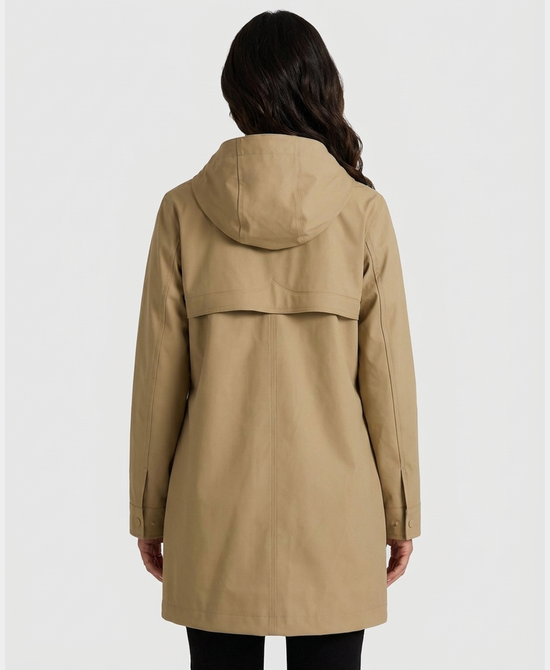 
Rubber Rain Jacket in TAN view 2