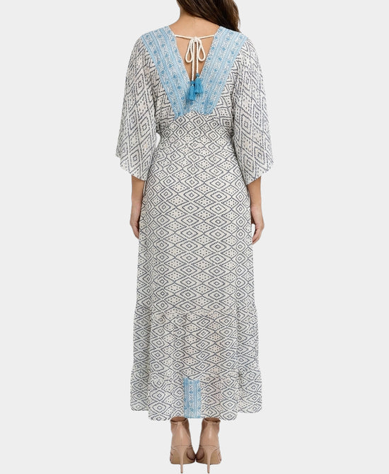 
Print Maxi Dress in BLUE MULTI view 2