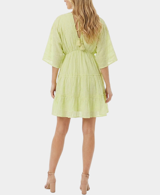 
Eyelet Beaded Dress in YELLOW view 2