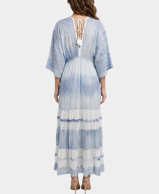 
Tie Dye Maxi Dress in BLUE view 2