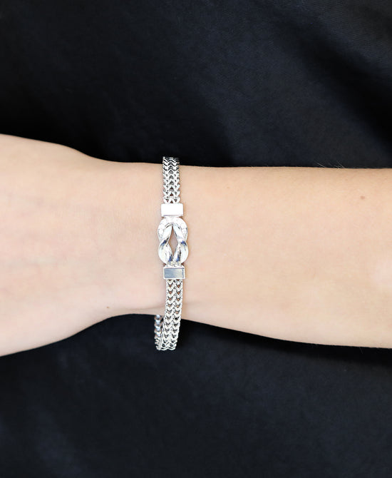 Cubic Zirconia Twist Magnetic Bracelet view 