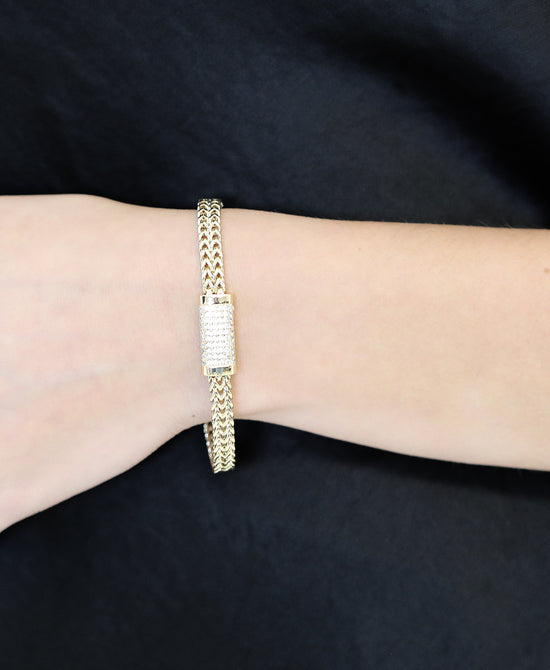 Cubic Zirconia Magnetic Bracelet view 