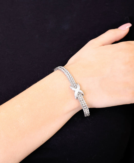 Cubic Zirconia Magnetic Bracelet view 