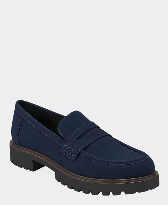 
Faux Suede Loafer in NAVY view 1