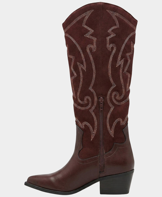 
Western Boot in BURGUNDY view 2