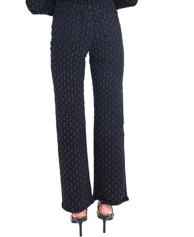 Textured Denim Jeans