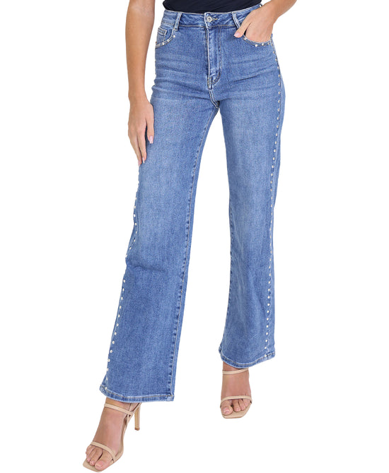 Denim Jeans w/ Studs view 