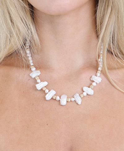 Fresh Water Pearl Beaded Necklace image 1