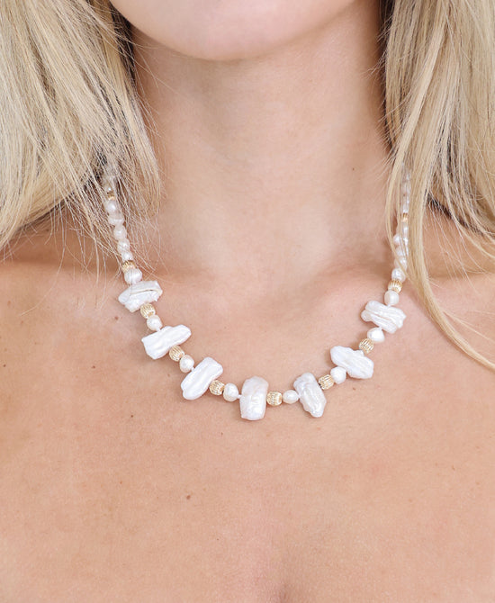 Fresh Water Pearl Beaded Necklace view 