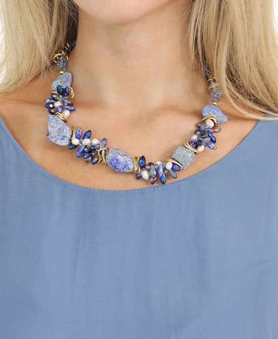 Quartz Beaded Necklace view 