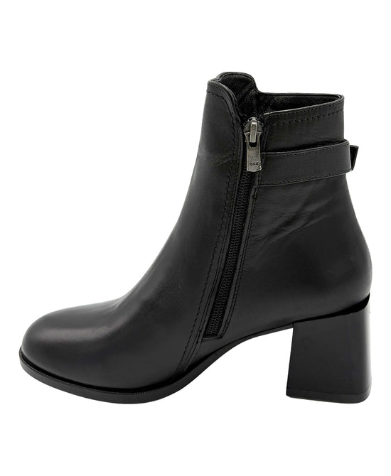 Leather Bootie w/ Buckle Detail view 