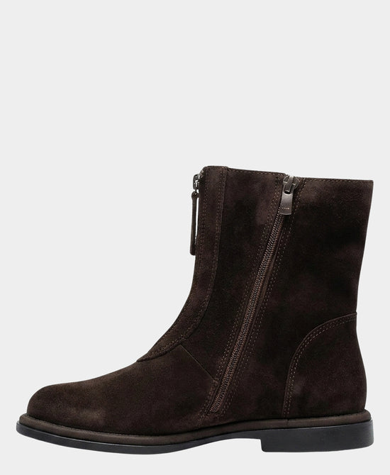 
Suede Zip Front Bootie in MOCHA view 2