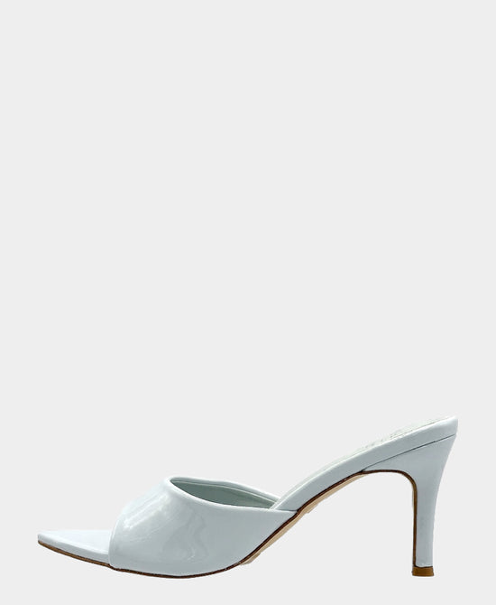
Patent Faux Leather Heeled Sandal in LIGHT BLUE view 2