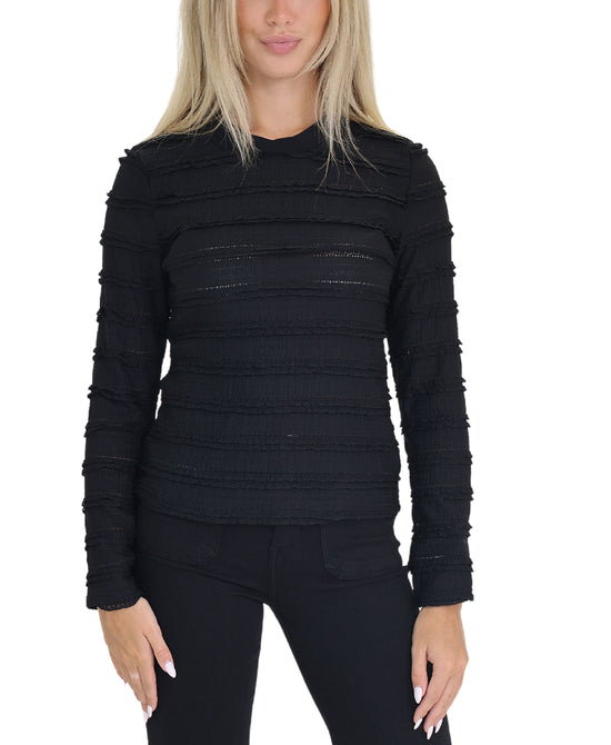 Tiered Ruffle Top view 