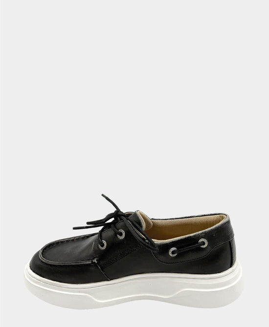 Washed Leather Boat Shoe Loafer view 2