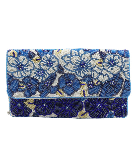 Beaded Flower Clutch Bag view 