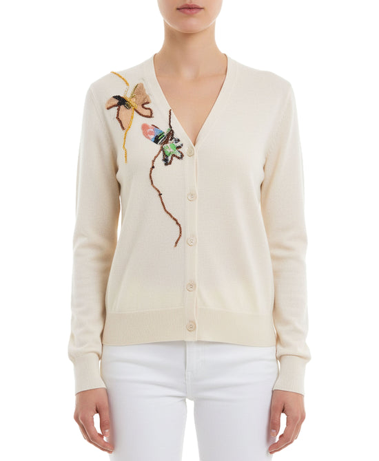 Cardigan w/ Embroidered Detail view 