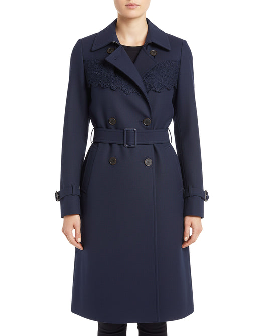 Coat w/ Embroidered Detail view 