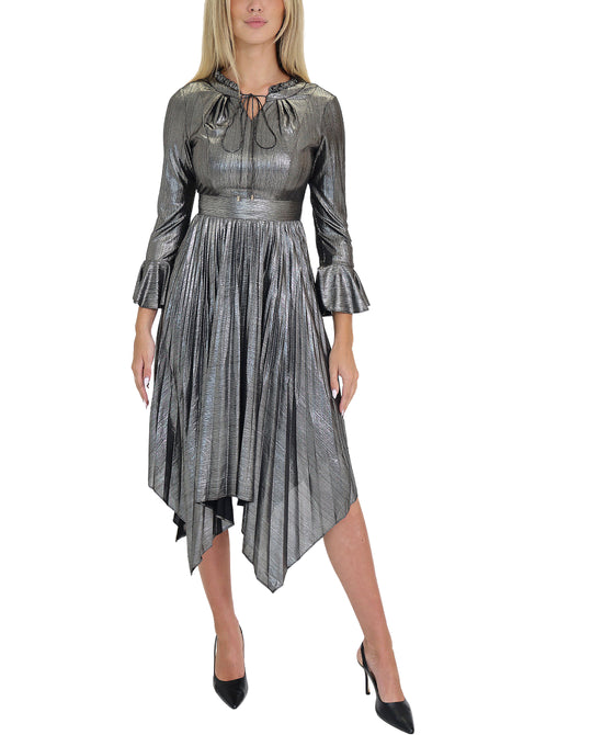 Metallic Asymmetrical Dress view 
