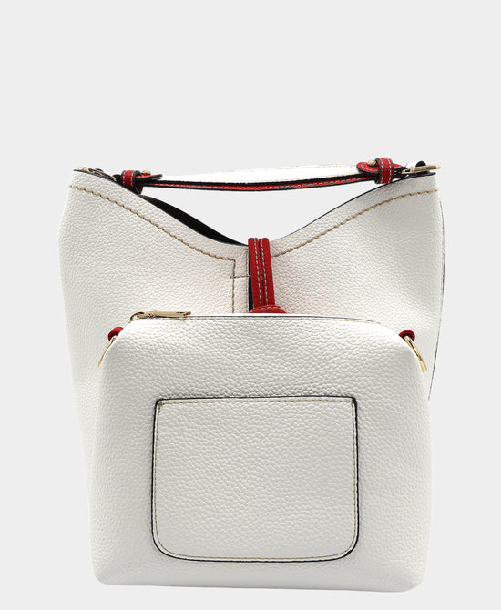 2in1 Faux Leather Hobo Handbag view 2