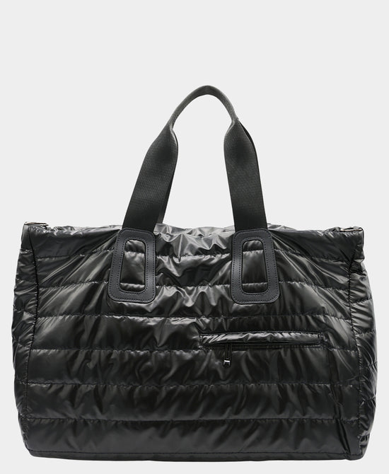 Nylon Puffer Weekender Bag view 