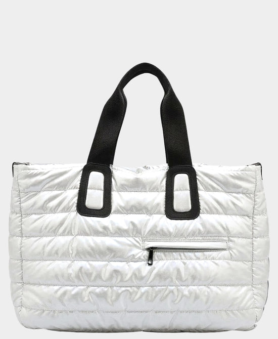 Nylon Puffer Weekender Bag view 1