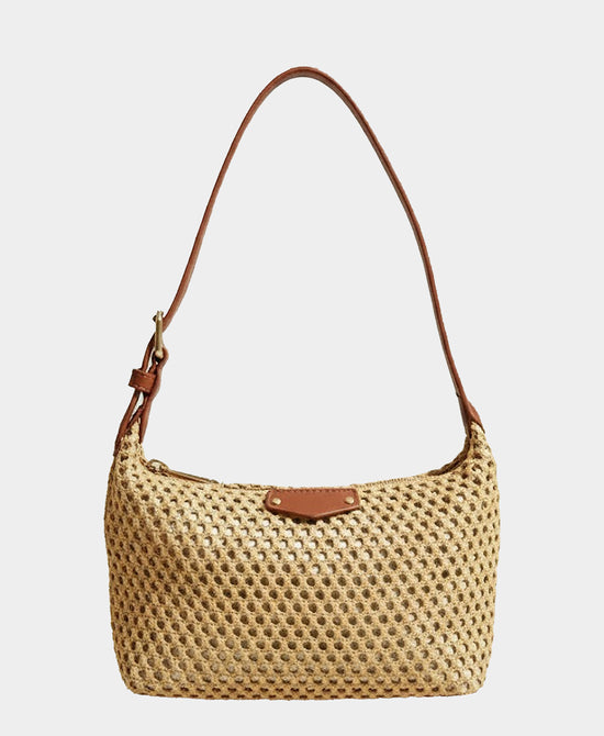 Straw Shoulder Bag view 1