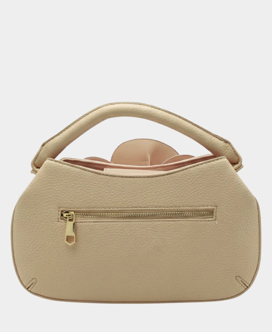 Faux Leather 3D Flower Handbag view 2