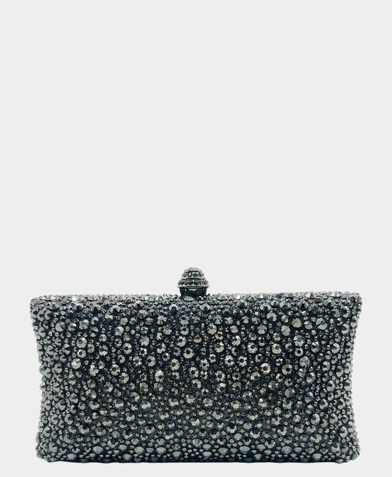 
Crystal Evening Clutch in BLACK view 1