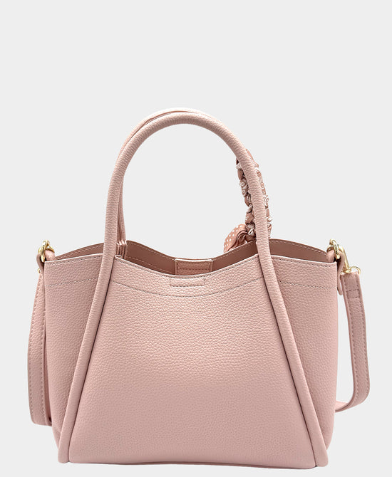 
Handbag w/ Scarf Detail in PINK view 2