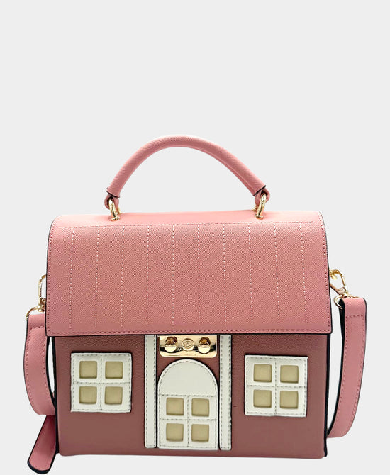 
House Handbag in PINK view 1