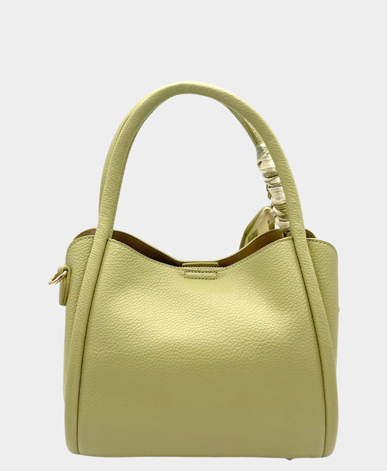 
Handbag w/ Scarf Detail in SAGE view 2