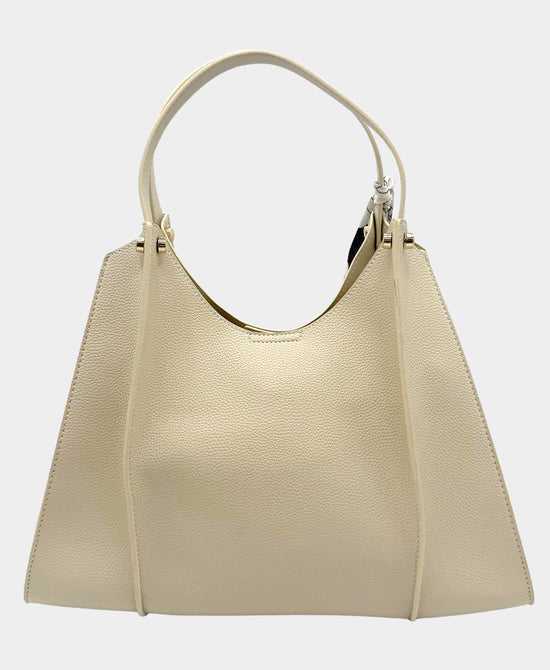 
Shoulder Bag w/ Scarf Detail in BEIGE view 2
