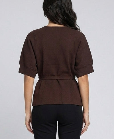 Peplum Knit Top – FOX'S - Online