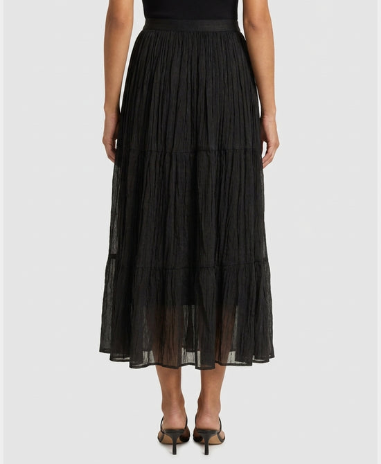 
Maxi Skirt w/ Crystals in BLACK view 2