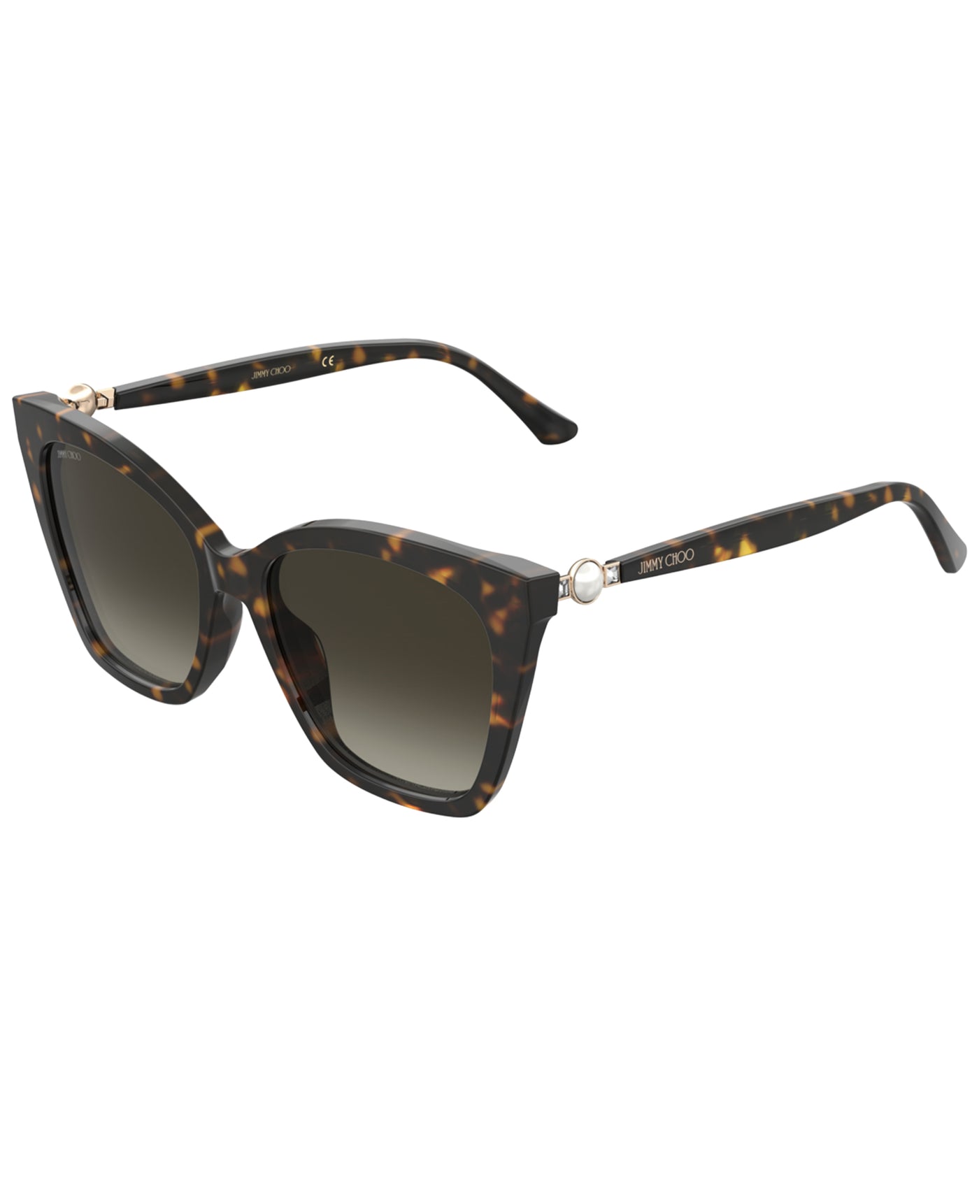 Square Sunglasses w/ Pearl Detail view 1