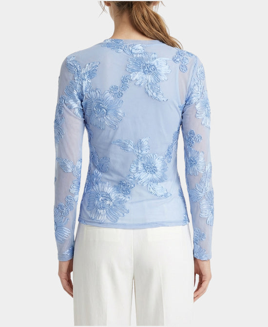 Mesh Top w/ Flower Detail view 2