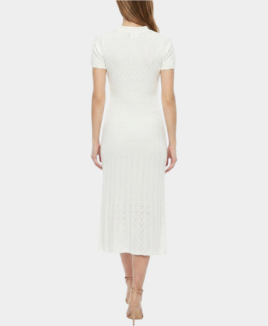 
Knit Midi Dress in WHITE view 2
